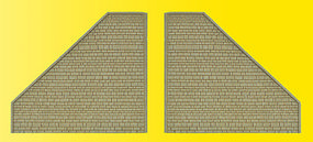 Vollmer Retaining Wall (2) for Tunnel Port HO Scale Model Railroad Retaining Wall #48101