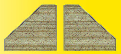 Vollmer Retaining Wall (2) for Tunnel Port N Scale Model Railroad Retaining Wall #48601
