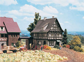 Vollmer Classic Half-Timber House Z Scale Model Railroad Building #49530 Vollmer Classic Half-Timber House Z Scale Model Railroad Building #49530