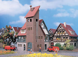 Vollmer Fire Station Z Scale Model Railroad Building #49550 Vollmer Fire Station Z Scale Model Railroad Building #49550