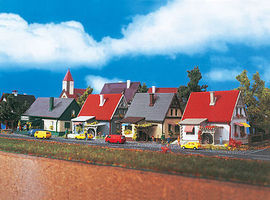 Vollmer House Set (4) Z Scale Model Railroad Building #49575 Vollmer House Set (4) Z Scale Model Railroad Building #49575