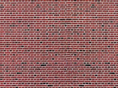 Vollmer Stone Pattern Embossed Paper Red Brick (10) HO Scale Model Railroad Scratch Supply #6042