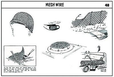 Verlinden Mesh Wire Plastic Model Detailing Accessory #0048