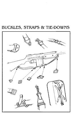 Verlinden Buckles, Straps & Tiedowns Plastic Model Detailing Accessory Kit 1/35 Scale #0433