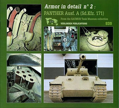 Verlinden Armour in Detail #2 Panther Ausf. A Authentic Scale Tank Vehicle Book #0939