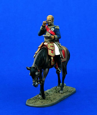 Verlinden 120mm Mounted Marshal Davout Resin Model Military Figure Kit 1/16 Scale #1237