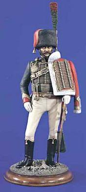 Verlinden 200mm Chasseurs a Cheval of The Guard Officer Resin Model Military Figure 1/10 Scale #1545