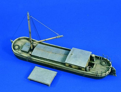 Verlinden Small River Barge Resin Model Military Ship Kit 1/35 Scale #1679