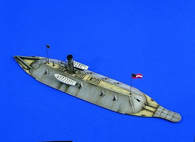 Verlinden CSS Virginia Civil War Ironclad Waterline Plastic Model Ship Accessory 1/200 Scale #2115