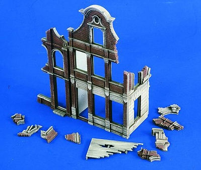 Verlinden Ruined Building Sections Resin Military Diorama Kit 1/48 Scale #2248