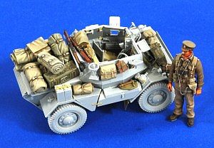 Verlinden Dingo Scout Car Stowage & Commander Resin Model Military Figure Kit 1/35 Scale #2696