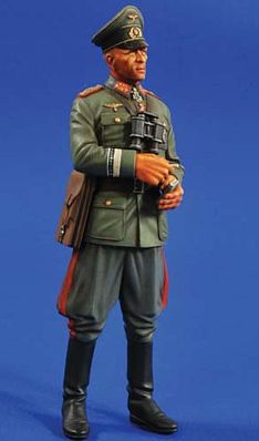 Verlinden 120mm WWII German Wehrmacht Officer Resin Model Military Figure Kit 1/16 Scale #2762