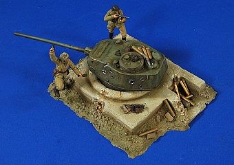 Verlinden German T34 Turret Bunker Resin Military Diorama Kit 1/35 Scale #2773