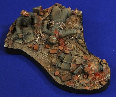 Verlinden Lone Survivor Diorama Base Plastic Model Military Diorama 1/35 Scale #2802