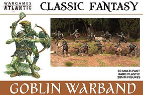 Wargames Fantasy Goblin Warband (30) Plastic Model Multipart Fantasy Military Figure Kit #cf4