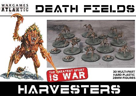 Wargames Death Fields Harvesters Alien Bugs (30) Plastic Model Multipart Fantasy Figure Kit #df9
