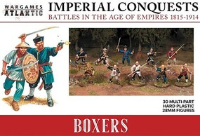 Wargames Imperial Conquests 1815-1914 Boxers (30) Plastic Model Multipart Military Figure Kit #ic2