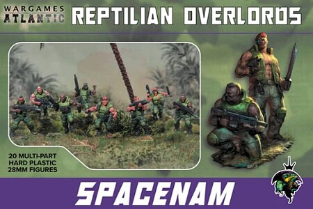 Wargames Reptilian Overlords Spacenam (20) Plastic Model Multipart Fantasy Figures Kit #ro1