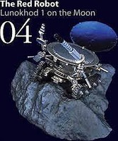 Lunokhod 1 on The Moon The Red Robot Space Program Plastic Model Kit #10004