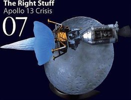 Royal-Museum Apollo 13 The Right Stuff Space Program Plastic Model Kit #10007