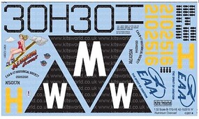 Warbird B17G Aluminum Overcast Plastic Model Aircraft Decal 1/32 Scale #132081 Warbird B17G Aluminum Overcast Plastic Model Aircraft Decal 1/32 Scale #132081