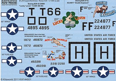 GOFER RACING NOSE ART DECAL SET FOR 1:72 1:48 AND 1:32 SCALE MODEL AIRPLANES