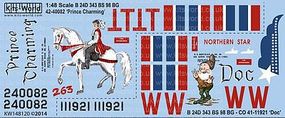 Warbird B24D Prince Charming, Doc/Northern Star Plastic Model Aircraft Decal 1/48 Scale #148120 Warbird B24D Prince Charming, Doc/Northern Star Plastic Model Aircraft Decal 1/48 Scale #148120