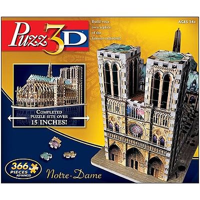 Wrebbit Notre Dame, France (366pcs) 3D Jigsaw Puzzle #21703