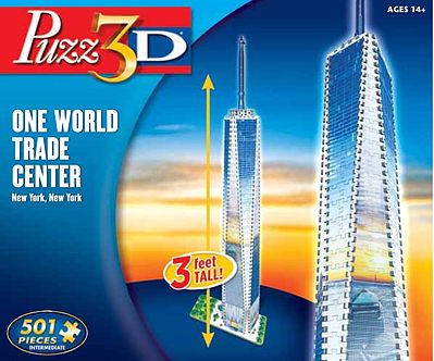 Wrebbit One World Trade Center, USA (501pcs) 3D Jigsaw Puzzle #23710