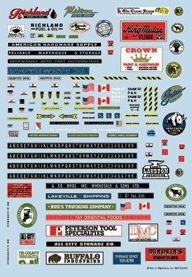  Decal Set N Scale - N-Scale (wdn1000) Walthers-Decals-N Model Railroad