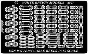 White-Ensign USN Cable Reels Plastic Model Ship Accessory 1/350 Scale #35105 White-Ensign USN Cable Reels Plastic Model Ship Accessory 1/350 Scale #35105