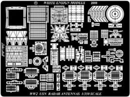 White-Ensign WWII USN Radars Plastic Model Ship Accessory 1/350 Scale #35111 White-Ensign WWII USN Radars Plastic Model Ship Accessory 1/350 Scale #35111