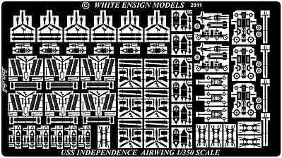 White-Ensign USS Independence Airwing Detail Set Plastic Model Ship Accessory 1/350 Scale #35150