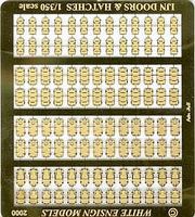 White-Ensign IJN Doors & Hatches (over 100pcs in 5 styles) Plastic Model Ship Accessory 1/350 #3518 White-Ensign IJN Doors & Hatches (over 100pcs in 5 styles) Plastic Model Ship Accessory 1/350 #3518