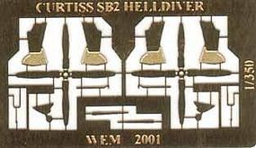 SB2C Detail Set for 10 Aircraft Plastic Model Aircraft Accessory 1/350 Scale #3544