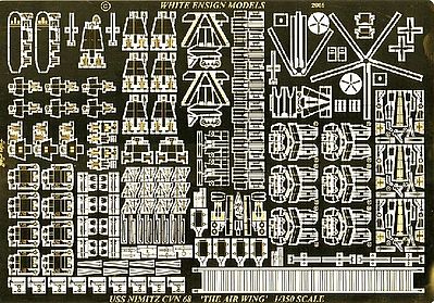 White-Ensign USS Nimitz The Airwing Fittings for TSM Plastic Model Ship Accessory 1/350 Scale #3563