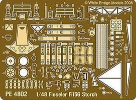 White-Ensign Fiesler Fi156 Storch Detail Set for TAM Plastic Model Aircraft Accessory 1/48 Scale #4802 White-Ensign Fiesler Fi156 Storch Detail Set for TAM Plastic Model Aircraft Accessory 1/48 Scale #4802