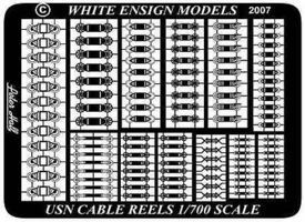 USN Cable Reels Plastic Model Ship Accessory 1/700 Scale #785
