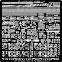 White-Ensign USS New Orleans Class Cruisers Detail Set for TSM Plastic Model Ship Accessory 1/700 #790 White-Ensign USS New Orleans Class Cruisers Detail Set for TSM Plastic Model Ship Accessory 1/700 #790
