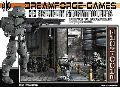 Wargames Eisenkern Stormtroopers Plastic Model Figure Kit 1/56 Scale #in1