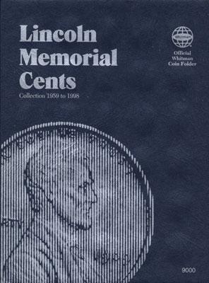 H E HARRIS 2675 Coin Folder LINCOLN MEMORIAL CENT 1959-1998 