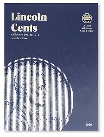 Whitman Lincoln Cents 1941-1974 Coin Folder Coin Collecting Book and Supply #0307090302