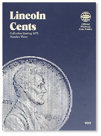 Whitman Lincoln Cents 1975+ Coin Folder Coin Collecting Book and Supply #0307090337