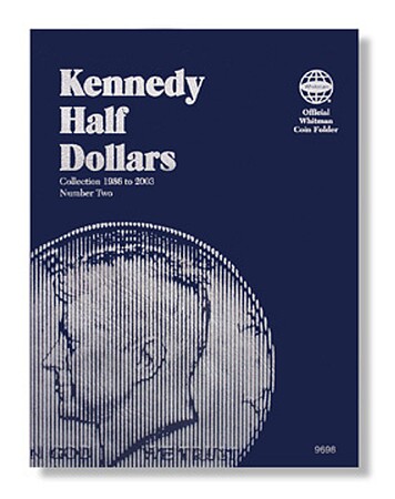 Whitman Kennedy Half Dollars 1986-2003 Coin Folder Coin Collecting Book and Supply #030709698x