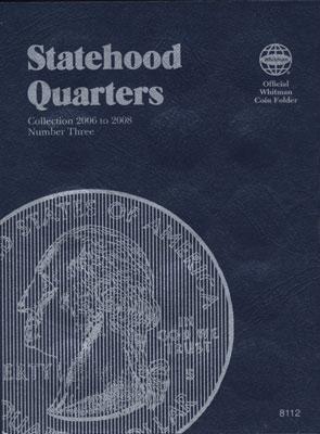 Whitman Statehood Quarters Vol.3 2006-2008 Coin Folder Coin Collecting Book and Supply #1582381127