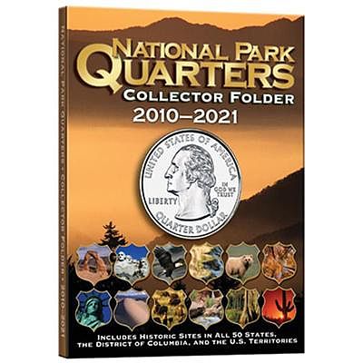 H E HARRIS #2881 National Park Quarter #2 2016-2021 P & D Mints Coin Folder 
