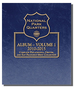 Whitman National Park Quarters Album-Volume 1 2010-2015 Coin Collecting Book and Supply #3058