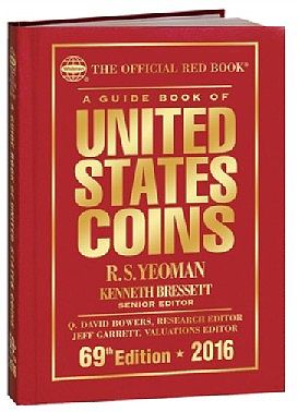 Whitman 2016 69th Edition Guide Book of United States Coins Red Book