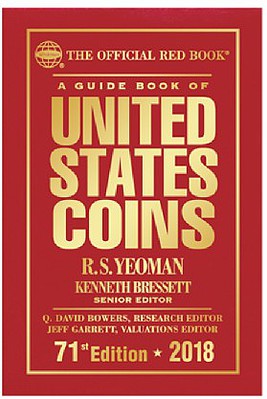 Whitman 2018 71st Edition Guide Book of United States Coins Red Book
