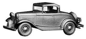 Wheel-Works 1932 Ford Roadster (Top Up) Kit HO Scale Model Vehicle #96106 Wheel-Works 1932 Ford Roadster (Top Up) Kit HO Scale Model Vehicle #96106